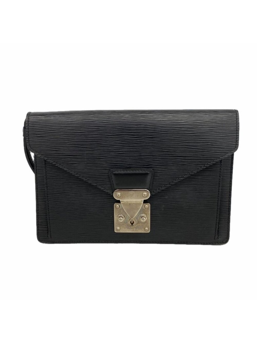 Louis Vuitton Clutch Epi Pochette Series Dragonne Noir